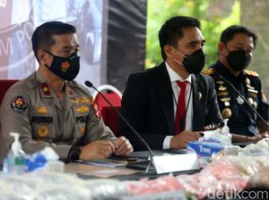 Polisi Gagalkan Penyelundupan 42,3 Kg Sabu dan 95 Ribu Ekstasi