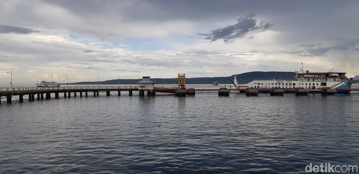 Suasana sepi di Pelabuhan Ketapang, Selasa (30/3/2021)