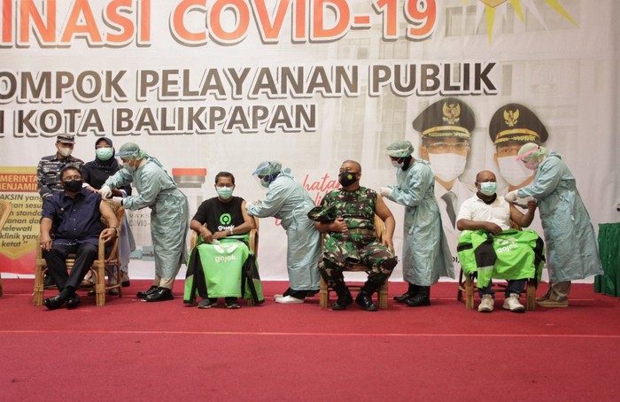 Vaksinasi driver Gojek
