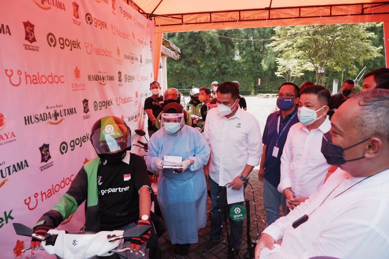 Vaksinasi driver Gojek