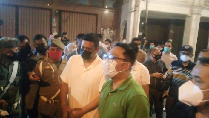 Bobby Nasution dan Ridwan Kamil di Medan (Datuk-detikcom)