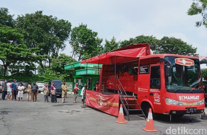 bus makan gratis di Klaten, Jawa Tengah