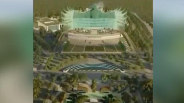 Disain ISTANA NEGARA, di IKN (IBUKOTA NEGARA ) (Instagram/@nyoman_nuarta)