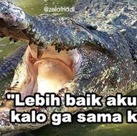 Nyatanya setelah putus si doi malah duluan dapet pacar baru dan masih hidup tuh sampai sekarang. Foto: Instagram/@zelafriadi_