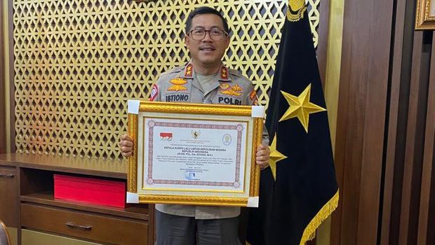 Kakorlantas Polri Irjen Istiono diganjar penghargaan terkait E-TLE oleh Menpan RB