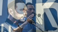 Konferensi pers AHY digelar di kantor DPP PD di Jl Proklamasi, Jakarta Pusat, Rabu (31/3/2021) seusai pengumuman dari pemerintah soal kepengurusan PD kubu Moeldoko. (Foto: Andhika/detikcom)