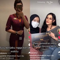 Kadang kalau teman-teman mau berangkat terbang aku make up in biar sekalian saya belajar. 2018 akhir aku pelan-pelan membuka jasa sebagai MUA. Jadi kalau libur terbang, pelan-pelan menerima job make up. Hingga akhirnya 2019 sudah mulai banyak menerima job lalu saya memutuskan untuk resign, lanjut Esti. Foto: Dok. Tangkap layar akun TikTok @estiutomo