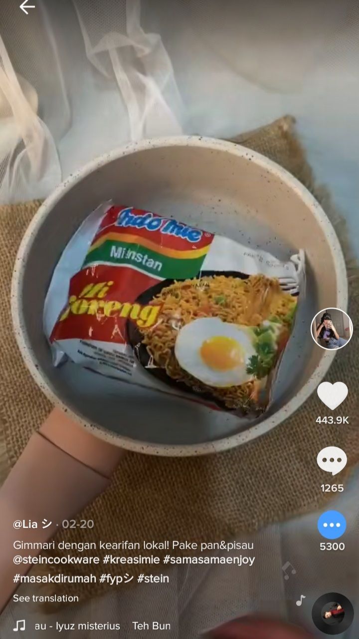 kreasi indomie gimmari, cita rasa Indonesia dan Korea