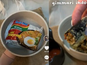 Unik! Kreasi Indomie Gimmari, Paduan Rasa Indonesia dan Korea