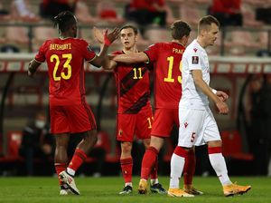 Kualifikasi Piala Dunia 2022: Belgia Hajar Belarusia 8-0