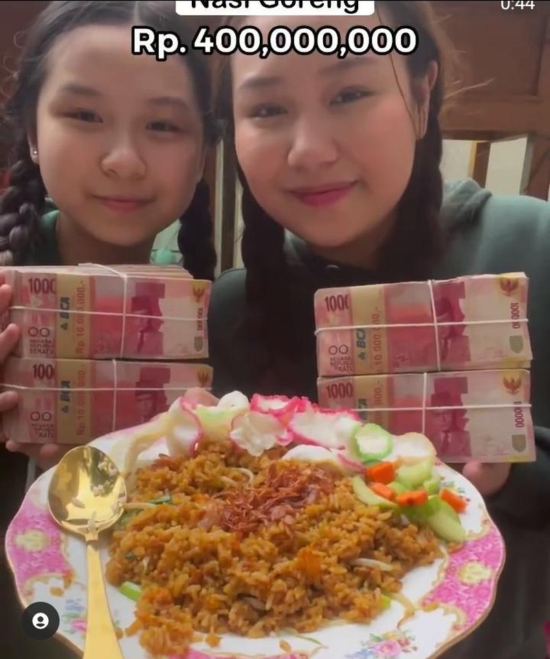 Sisca Kohl dengan Bahan Makanan Berharga Fantastis