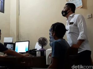 Kena! Maling HP di Masjid Agung Tasikmalaya Terekam CCTV