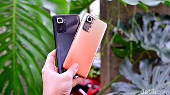 Sementara harga Redmi Note 10 Pro 8/128 GB, perkenalan: Rp 3.899.000, normal: Rp 3.999.000Foto: Adi Fida Rahman/detikINET