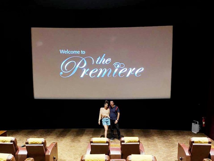 Rayakan Hari Film Nasiona, Rocky Soraya dan Melissa Ginting booking satu studio bioskop di Bali