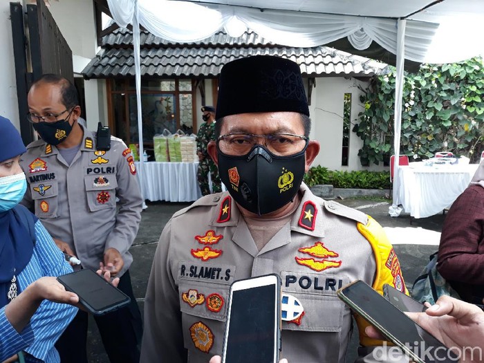 Wakapolda DIY Brigjen R Slamet Santoso, Rabu (31/3/2021).