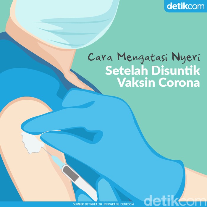 Tips Meredakan Nyeri Bekas Suntik Vaksin COVID-19