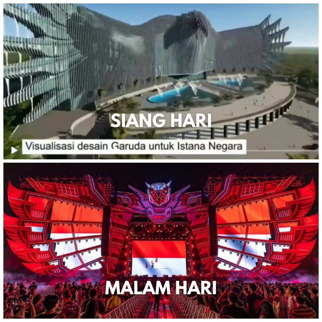 Desain Istana Negara mirip Panggung DWP