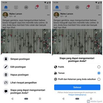 Fitur baru facebook mudahkan kontrol konten di News Feed