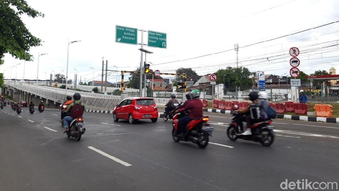 Flyover tapal kuda, Jakarta Selatan (Rakha/detikcom)
