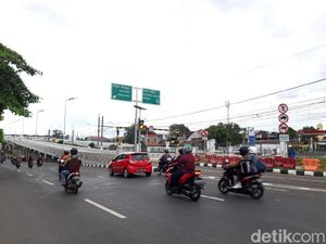 Uji Coba Tahap II Flyover Tapal Kuda Jaksel Pagi Ini, Begini Suasananya