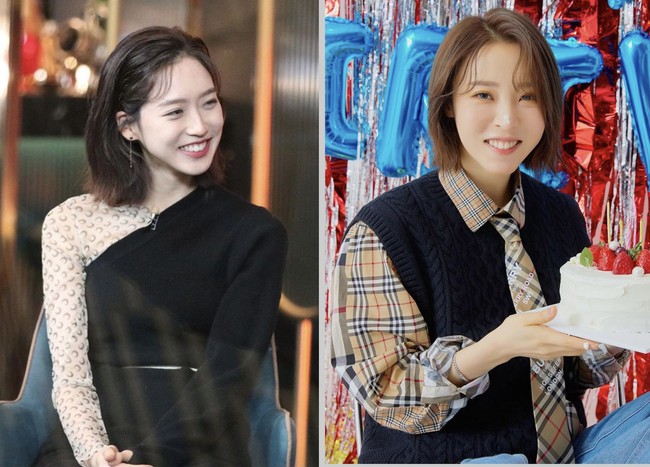 Salah seorang penggemar The Penthouse 2 pun berhasil menebak, dan mengumumkan ‘temuannya’ di forum komunitas. Han Ji Hyun dinilai mirip dengan Moonbyul MAMAMOO. Foto: dok Instagram hanjiji54, dok Instagram mo_onbyul