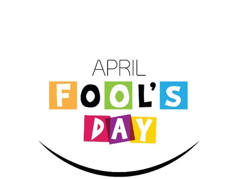 April fool's day, Typography, Colorful, flat design stock illustration