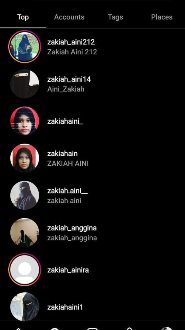 Instagram Zakiah Aini