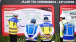 Momen Jokowi Tinjau Tol Pamulang-Serpong yang Baru Diresmikan