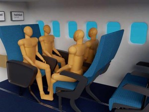 Kabin Pesawat Masa Depan: Mirip Kursi Kereta Api Bisnis-Coworking Space