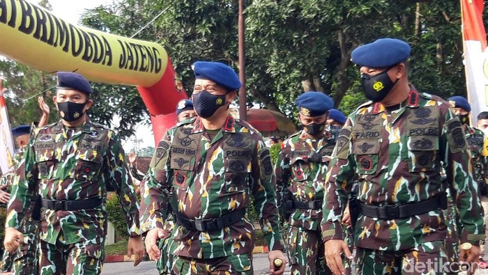 Kapolda Jawa Tengah, Irjen Ahmad Luthfi, di Mako Brimob Gunung Kendil, Mojosongo, Boyolali, Senin (1/4/2021)