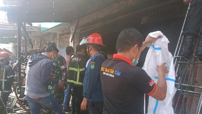 Kebakaran di Medan (dok. BPBD Medan)