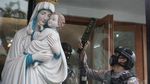Potret Penjagaan Ketat Gereja di Indonesia Jelang Jumat Agung