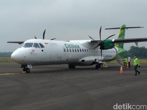 Intip Penerbangan Citilink yang Pecah Ban di Halim