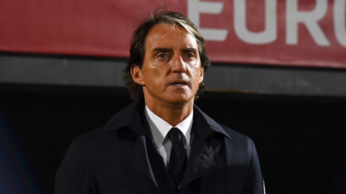 Mancini sudah menyamai rekor Lippi. Foto: Getty Images/Claudio Villa