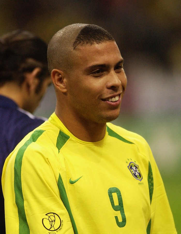 SAITAMA-KEN - JUNE 26:  Ronaldo of Brazil during the FIFA World Cup Finals 2002 Semi-Final match between Brazil and Turkey played at the Saitama Stadium, in Saitama-Ken, Japan on June 26, 2002. Brazil won the match 1-0. DIGITAL IMAGE. (Photo by Stu F