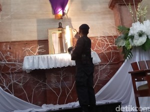 Jemaat Gereja Kotabaru Yogya Wajib Pegang Girik untuk Ikuti Misa Paskah