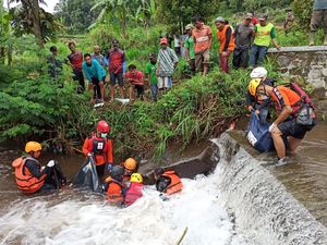 Balita di Magetan Tewas Terseret Arus Sungai