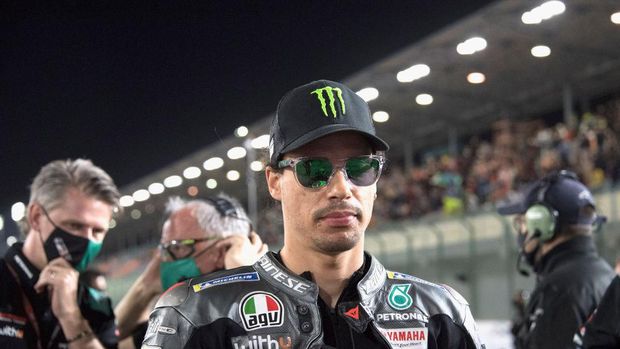 Franco Morbidelli DOHA, QATAR - MARCH 28: Franco Morbidelli of Italy and Petronas Yamaha SRT prepares to start during the MotoGP race during the MotoGP of Qatar - Race at Losail Circuit on March 28, 2021 in Doha, Qatar. (Photo by Mirco Lazzari gp/Getty Images)
