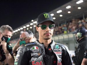Franco Morbidelli Naik Motor Patroli dan Boncengi Polisi Usai MotoGP Mandalika