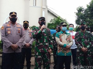 Ke Katedral Makassar, Panglima TNI Pastikan Misa Jumat Agung Berjalan Baik