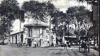 Gedung telekomunikasi, digedung ini pertama kali digunakanya telepon di Batavia, terletak di perempatan Tugu Tani, Kebon Sirih, Jakarta Pusat.