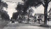 Jalan Merdeka barat tahun 1920an masih berdiri rumah-rumah pejabat Belanda sederet dengan Museum Gajah sekarang.
