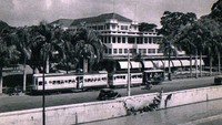 Hotel Des Indes kini menjadi pusat perkantoran Duta Merlin di kawasan Hayam Wuruk, Jakarta Pusat