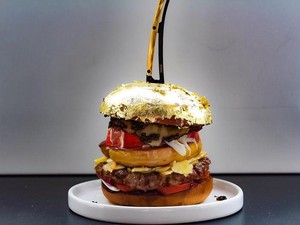 Wow! 5 Burger Premium Berlapis Emas 24 Karat Ini Harganya Rp 33 Juta