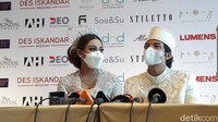 Pernikahan itu digelar di Raffles Hotel, Kuningan, Jakarta Selatan. Foto: Hanif/detikHOT