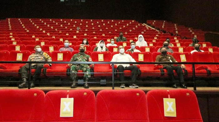 bioskop di Kota Surabaya kembali dibuka dengan protokol kesehatan