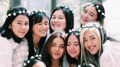Foto: 9 Momen Bahagia Aurel Hermansyah di Bridal Shower Jelang Menikah