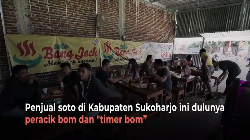 Jack Harun, eks napiter bom bali jualan soto