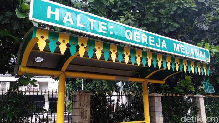 Kondisi Terkini Halte Gereja GPIB Effatha Jaksel
