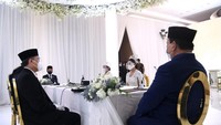 Jokowi-Prabowo Jadi Saksi Pernikahan Atta dan Aurel (Foto: Lukas - Biro Pers Sekretariat Presiden)